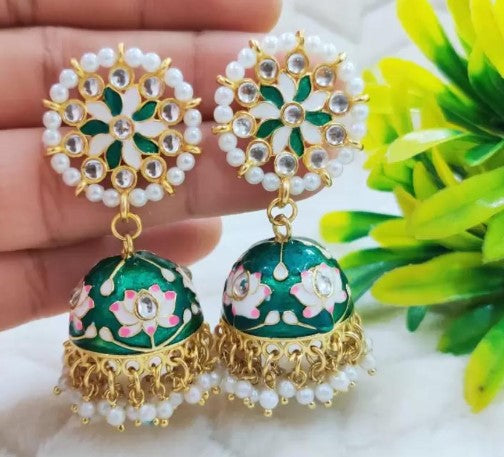 Pearl Jhumki Stud Earring