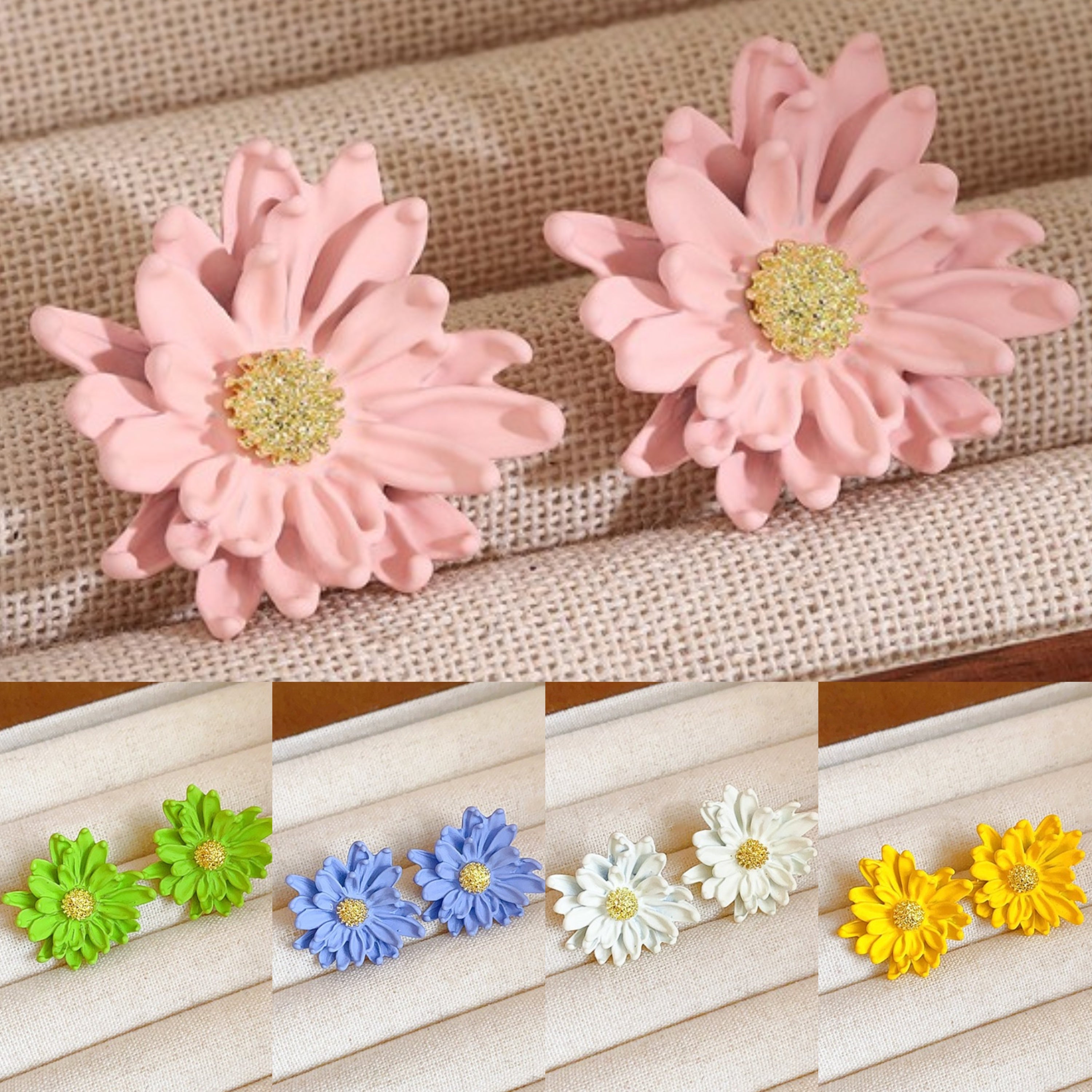 FLOWER STUD KOREAN EARRING