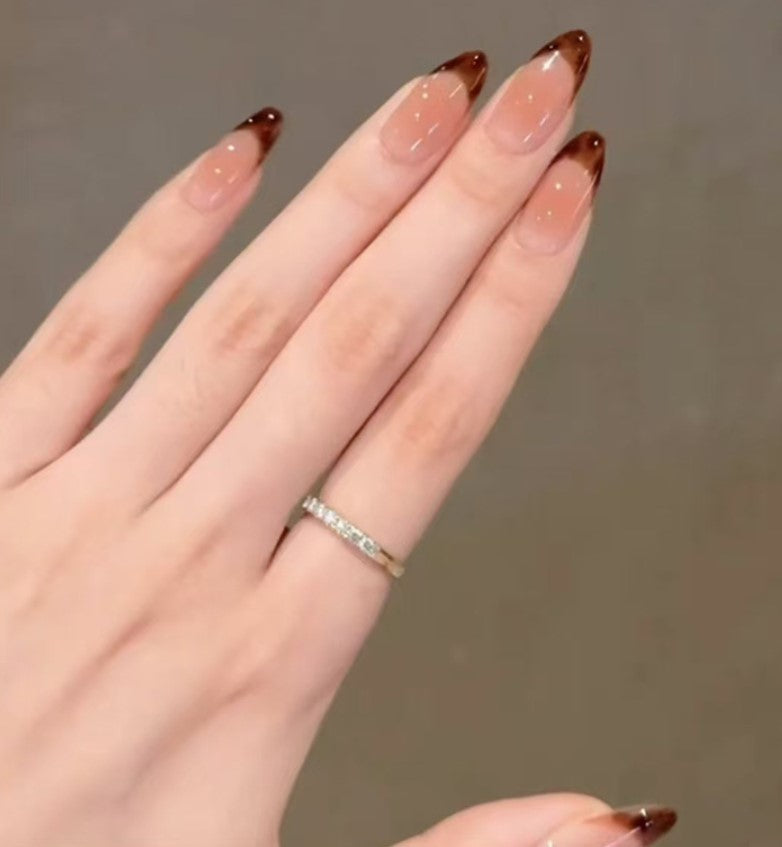 MEDIUM LONG 24 PC ARTIFICIAL NAILS Leopard Cheetah