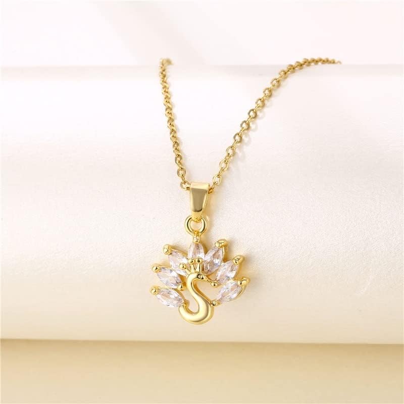 Peacock Pendant Chain Necklace