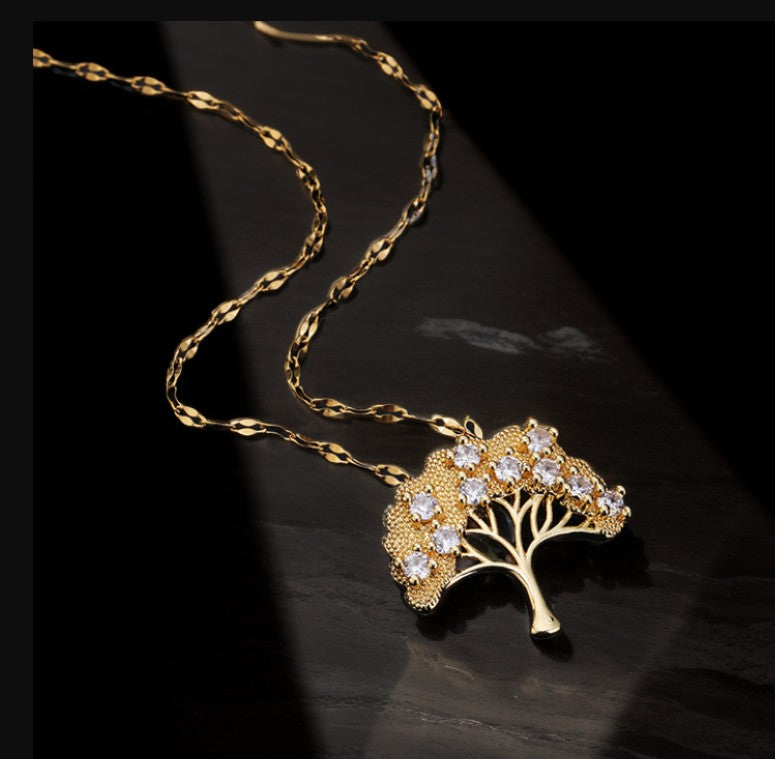 TREE OF LIFE ANTI TARNISH STAINLESS STEEL NECKLACE