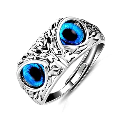 Owl Eyes Adjustable Finger Ring