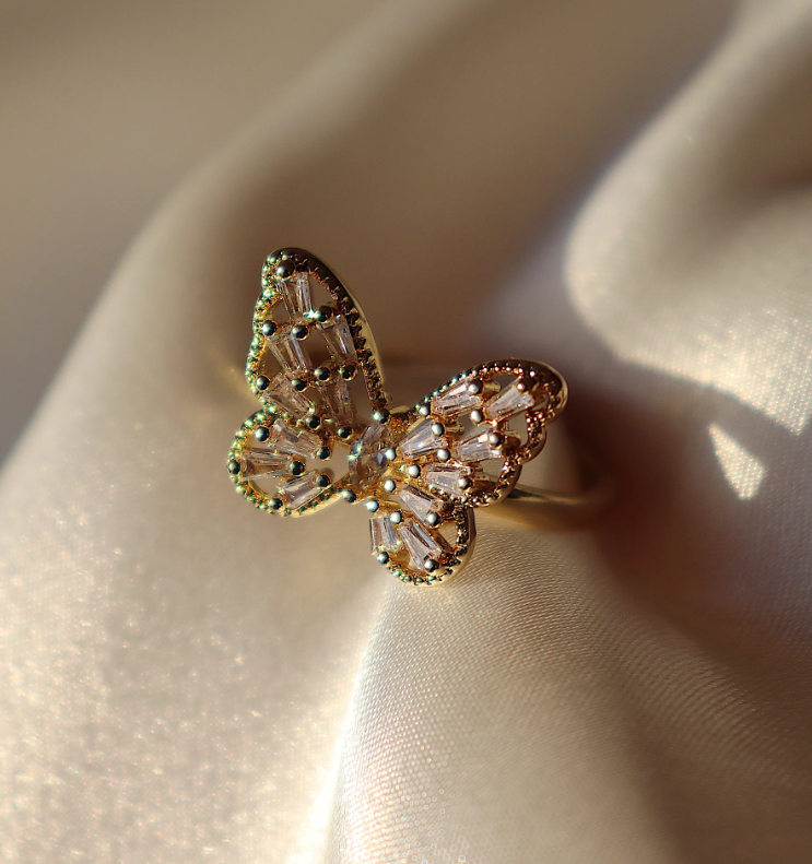 Butterfly Adjustable Finger Ring