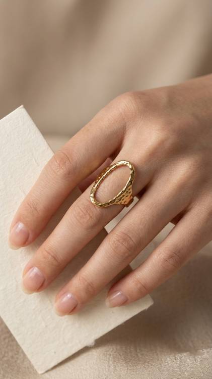 GOLD OPEN KOREAN RINGS
