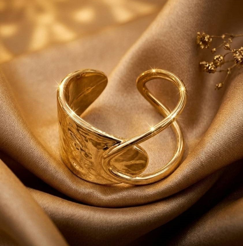 GOLD OPEN KOREAN RINGS