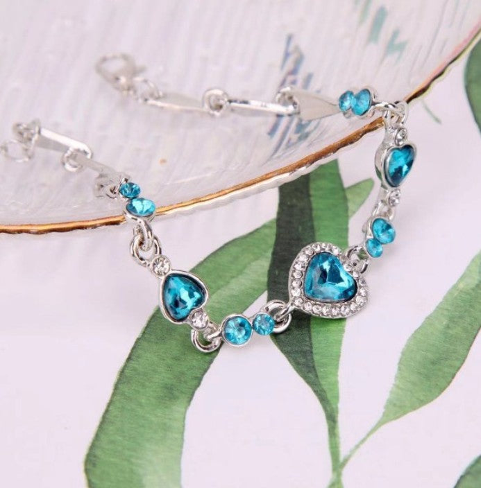 Love Heart Chain Adjustable Bracelet