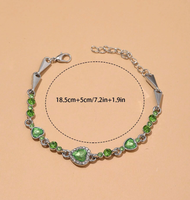 Love Heart Chain Adjustable Bracelet