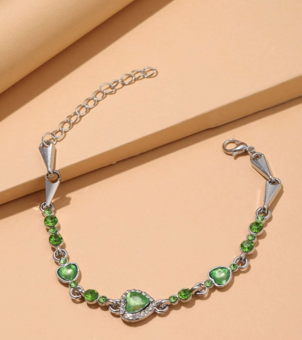 Love Heart Chain Adjustable Bracelet