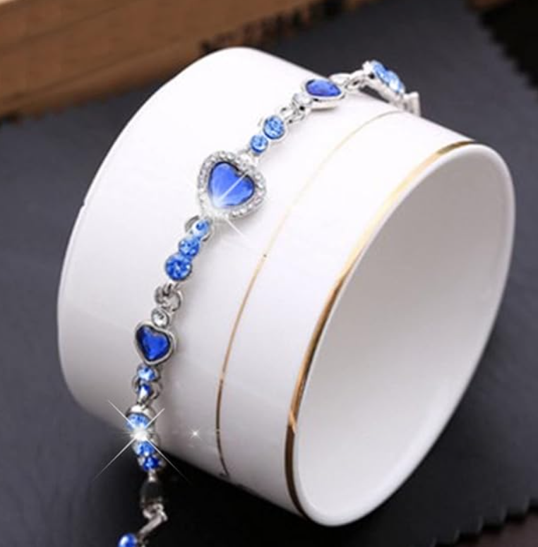 Love Heart Chain Adjustable Bracelet