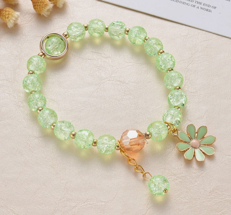 Crystal Flower Bracelet