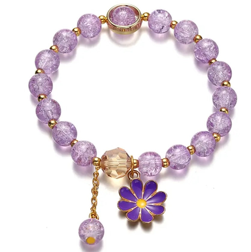 Crystal Flower Bracelet