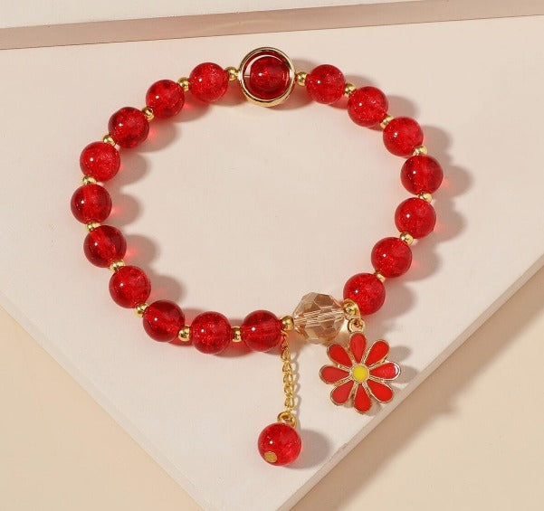 Crystal Flower Bracelet