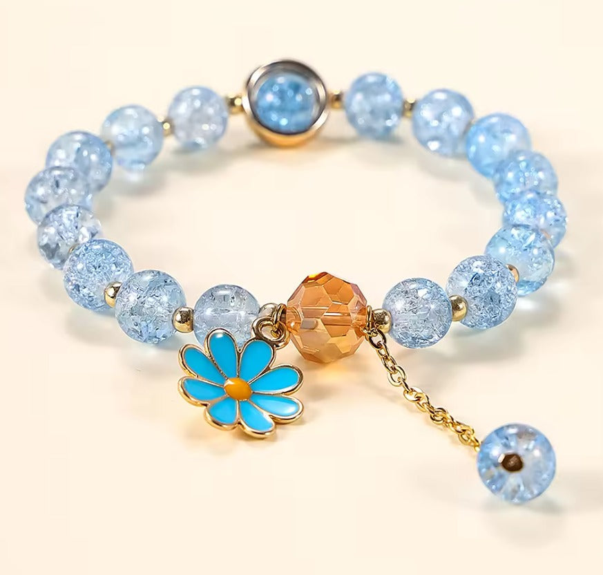Crystal Flower Bracelet
