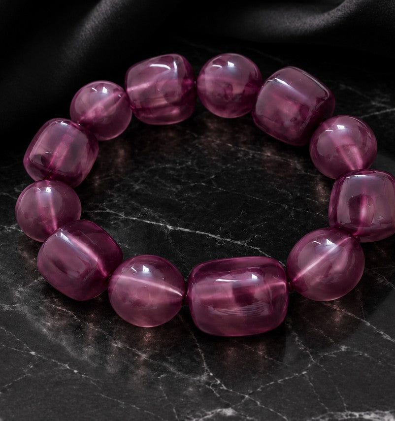 RESIN STONE STRETCHABLE BRACELET