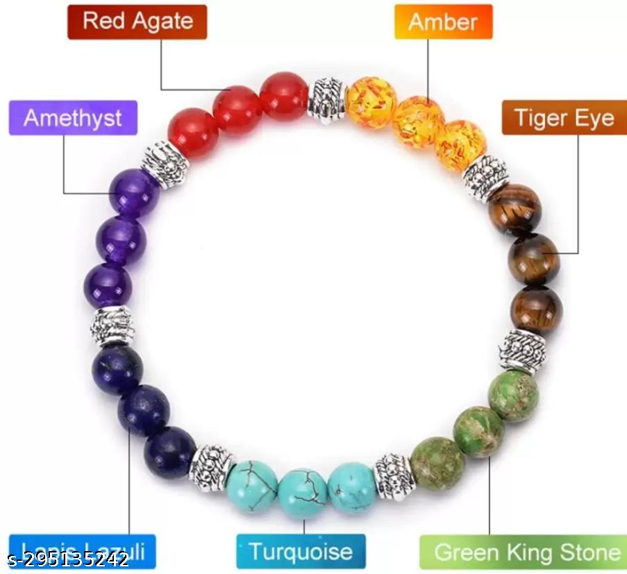 7 Chakra Bracelet Adjustable size
