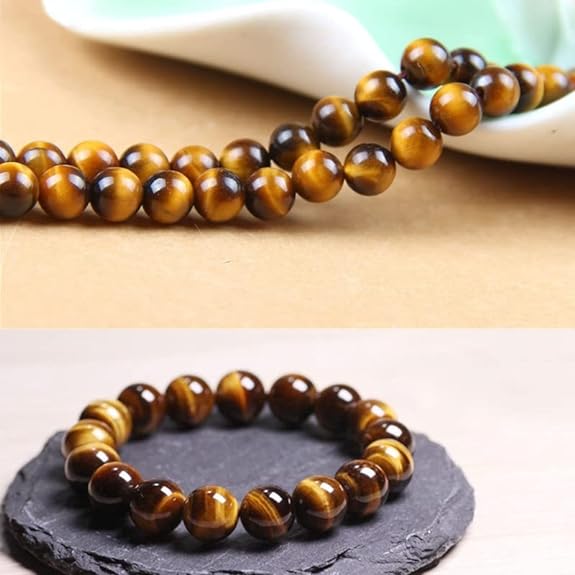 Tiger Eye Beads Bracelets Adjustable