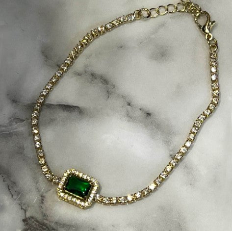 Crystal Chain Adjustable Bracelet