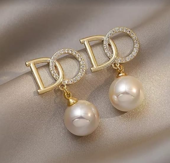 Alphabet Pearl Drop / Stud Earring