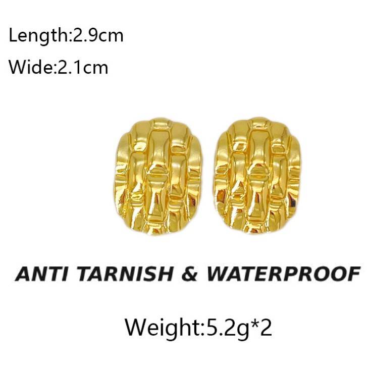 GOLD ANTI TARNISH STARFISH STUD KOREAN EARRINGS
