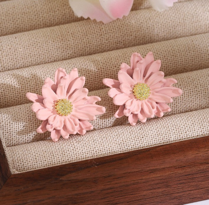 FLOWER STUD KOREAN EARRING