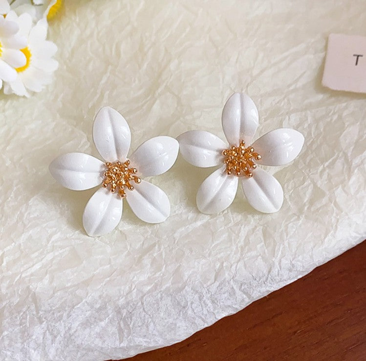 FLOWER STUD KOREAN EARRINGS