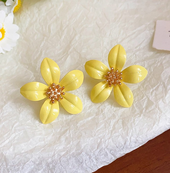 FLOWER STUD KOREAN EARRINGS