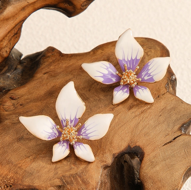 FLOWER STUD KOREAN EARRINGS