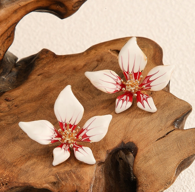 FLOWER STUD KOREAN EARRINGS