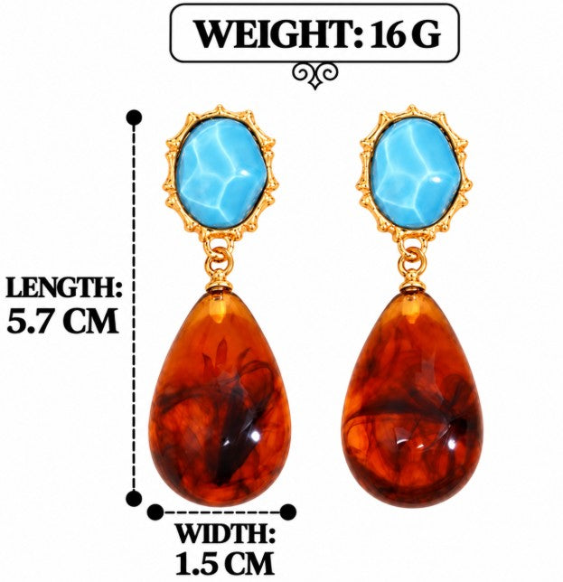 KOREAN TEARDROP EARRINGS