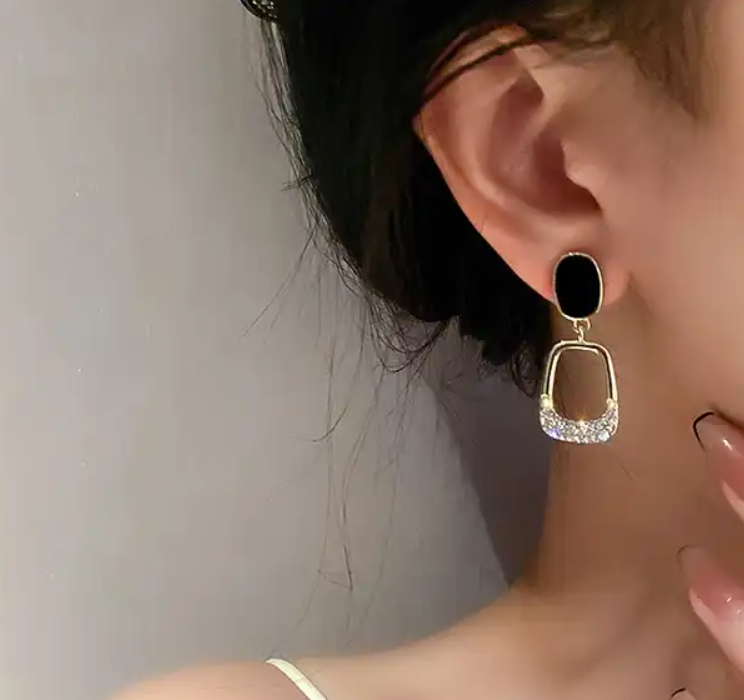 Geometric Drop Earring