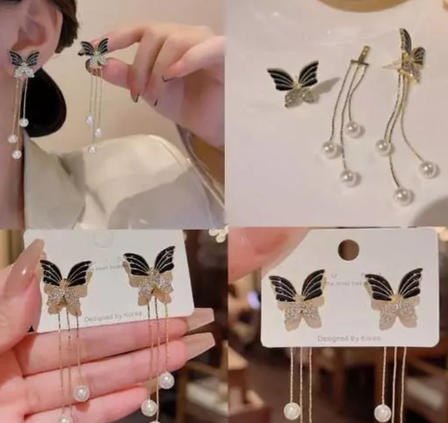 Butterfly Tassel Earring