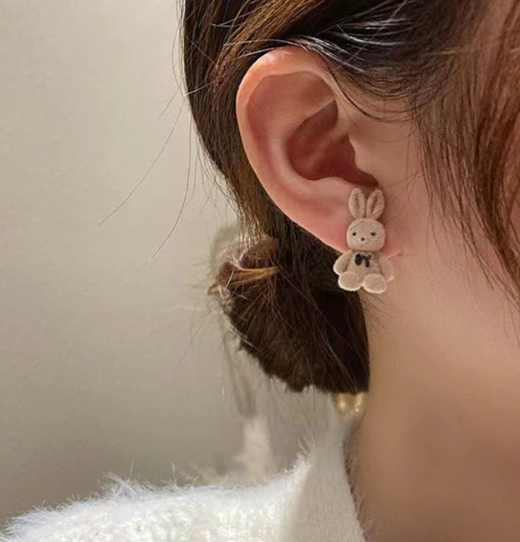 Teddy Bear Earring
