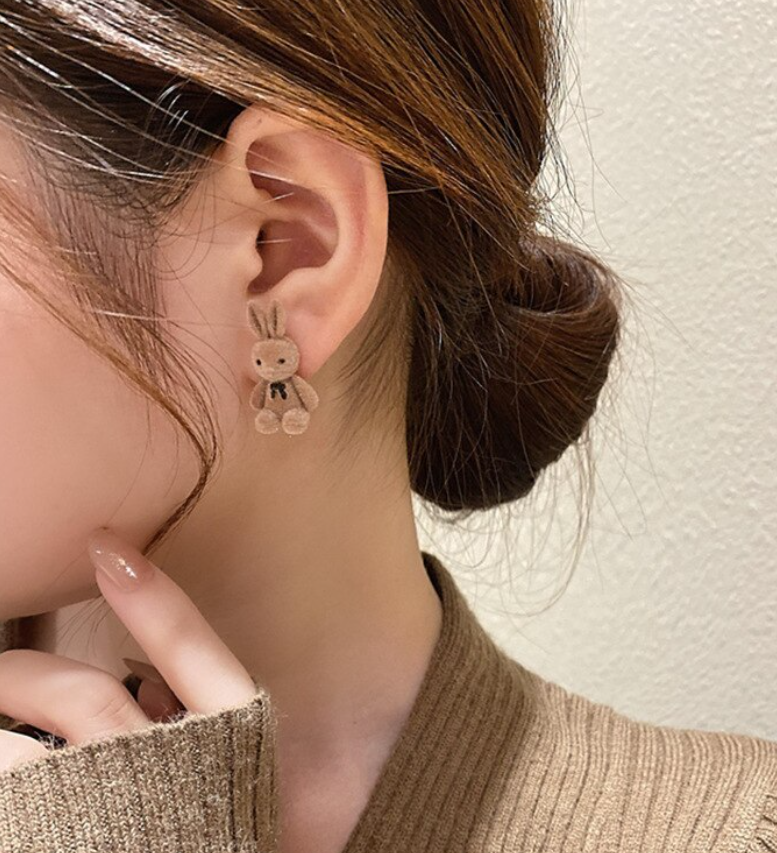 Teddy Bear Earring