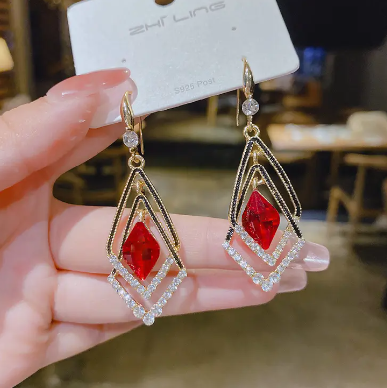 Geometric Drop Earring