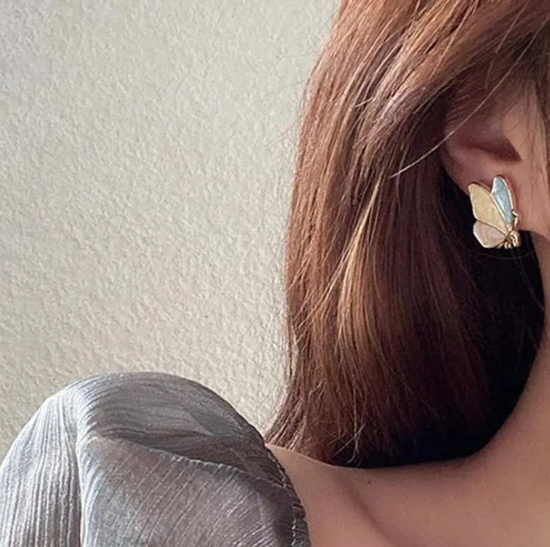 Butterfly Stud Earring