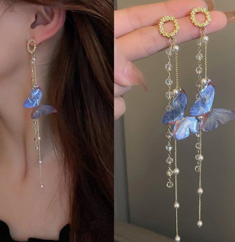 Butterfly Tassel Earring