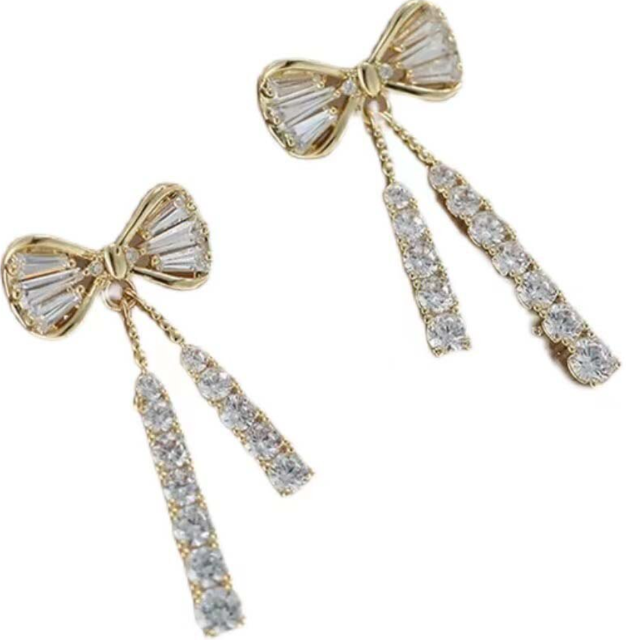 Bow Tie Drop Earring