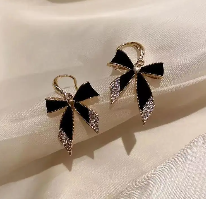 Bow Drop Earring