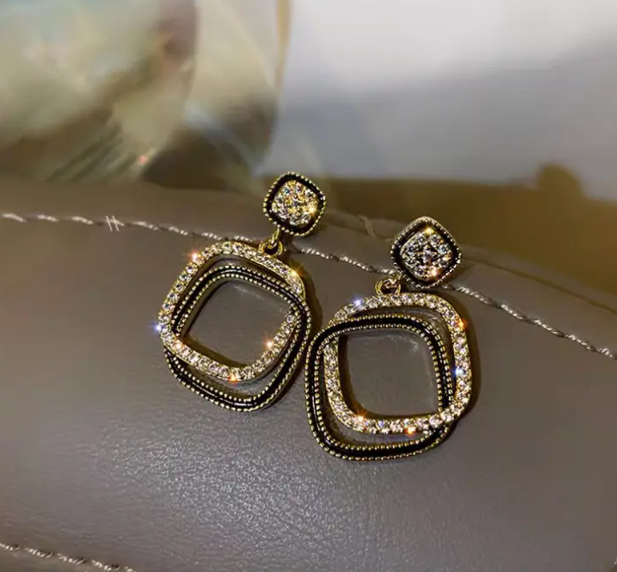 Geometric Drop Earring
