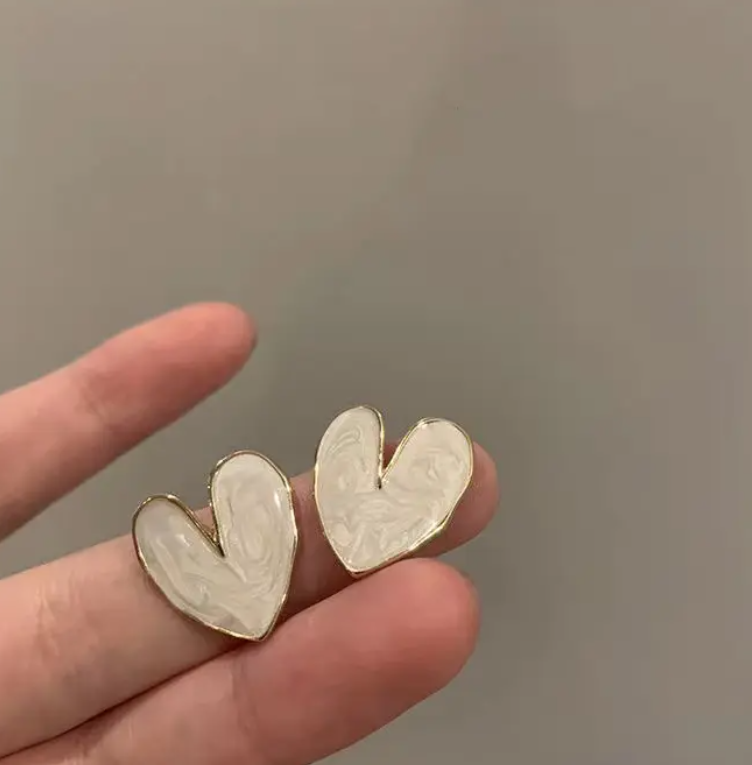 Heart Shape Stud Earring