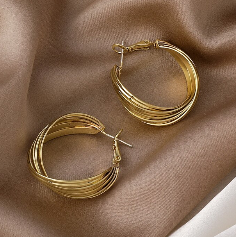 Twisted Hoop Earring