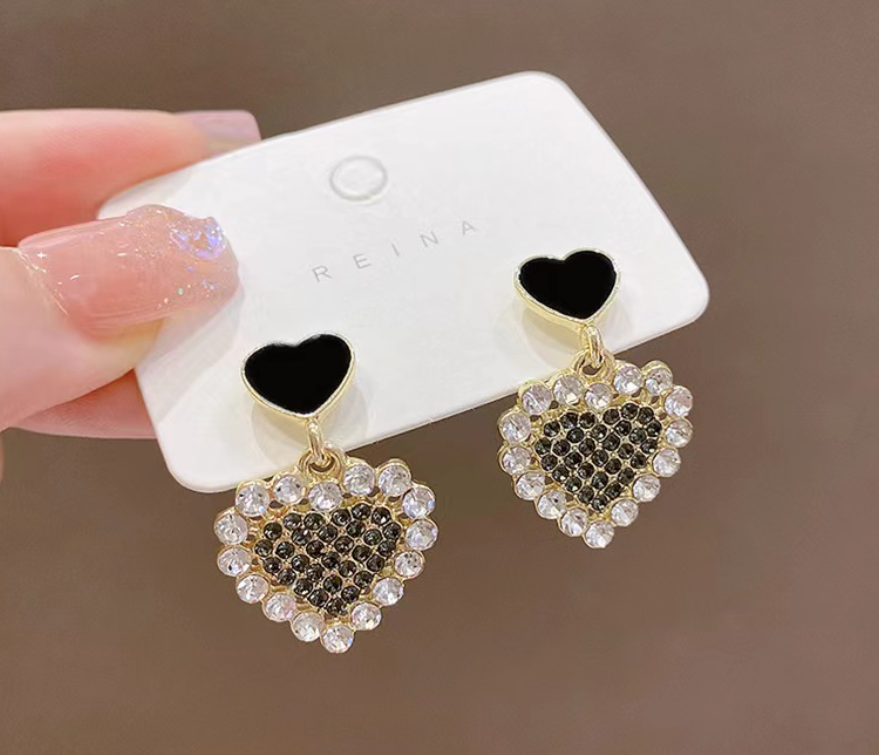 Heart Drop Earring