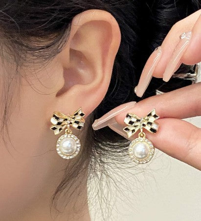 Bow Tie Drop Earring