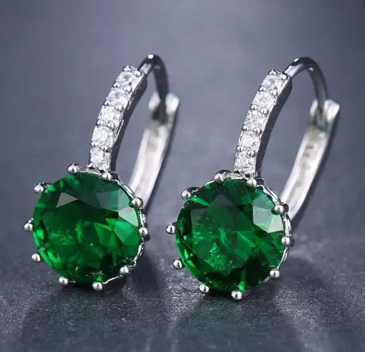 AD Stone Small Diamond Drop Earring