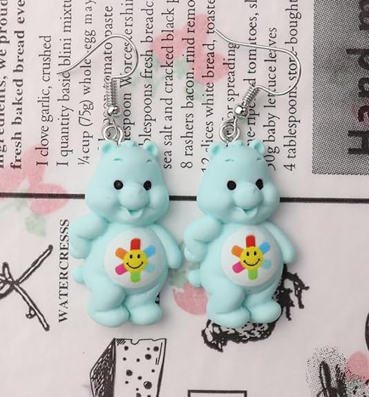 Teddy Bear Drop Earring