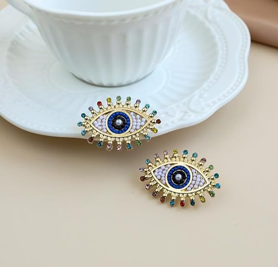 Evil Eye Stud Earring
