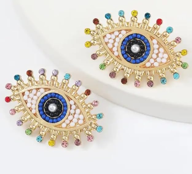 Evil Eye Stud Earring