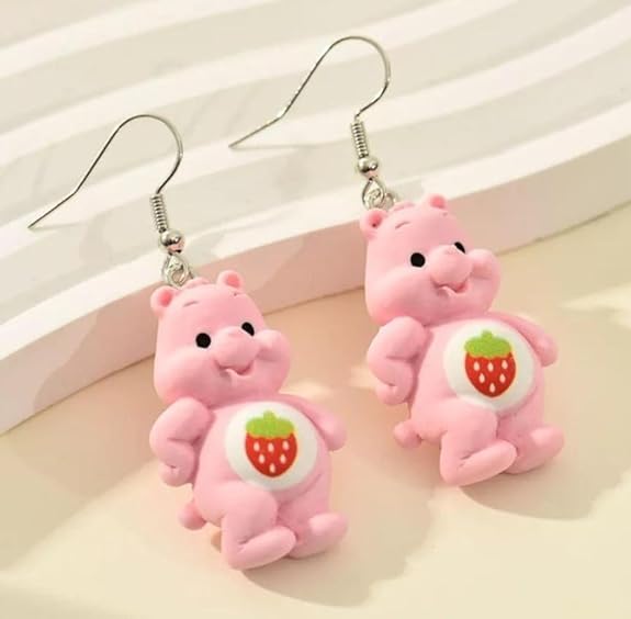 Teddy Bear Drop Earring