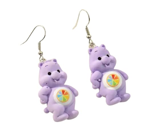 Teddy Bear Drop Earring