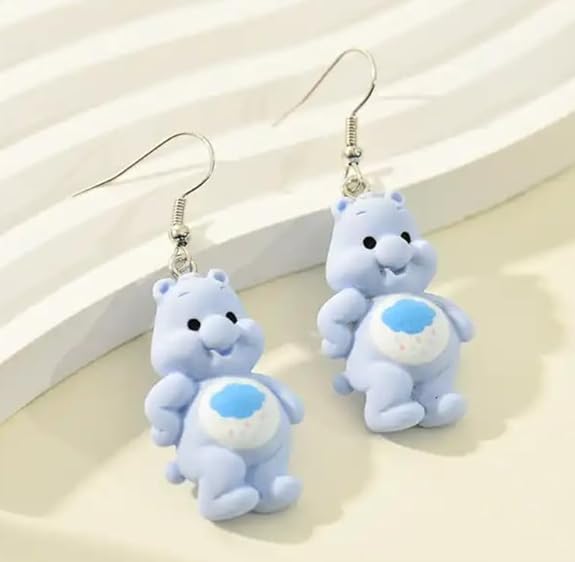 Teddy Bear Drop Earring